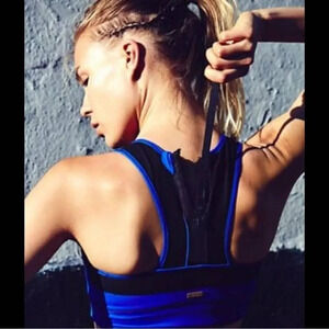 Alala Zip Back Sports Bra Sz XS